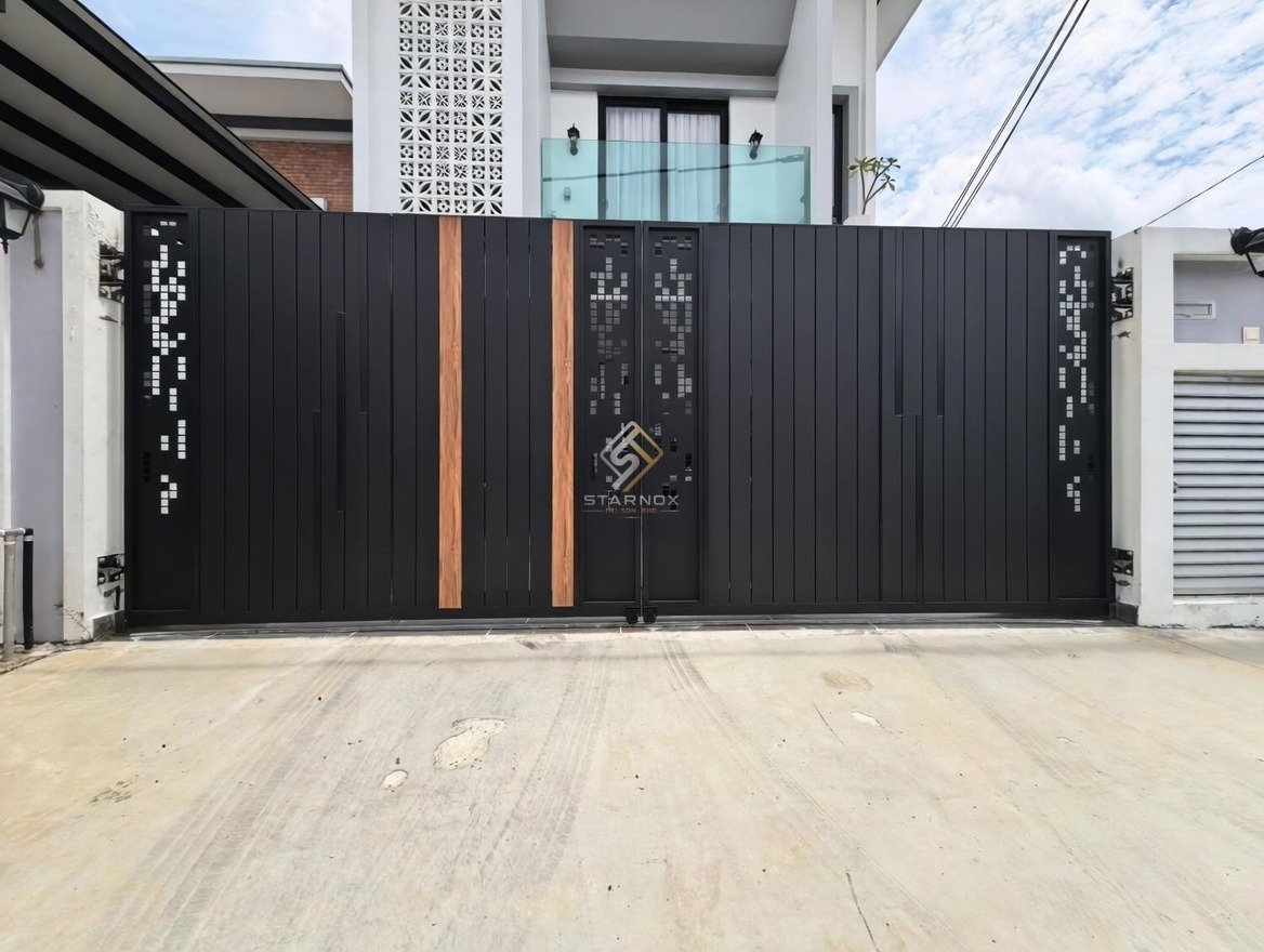 Stainless Steel Gate by Starnox - example 1
