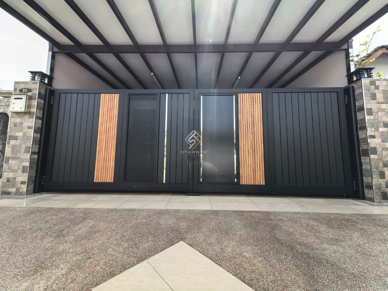 Stainless Steel Gate by Starnox - example 2